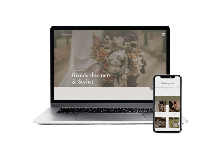 Love for Blooms - Website by ALGRA Webdesign